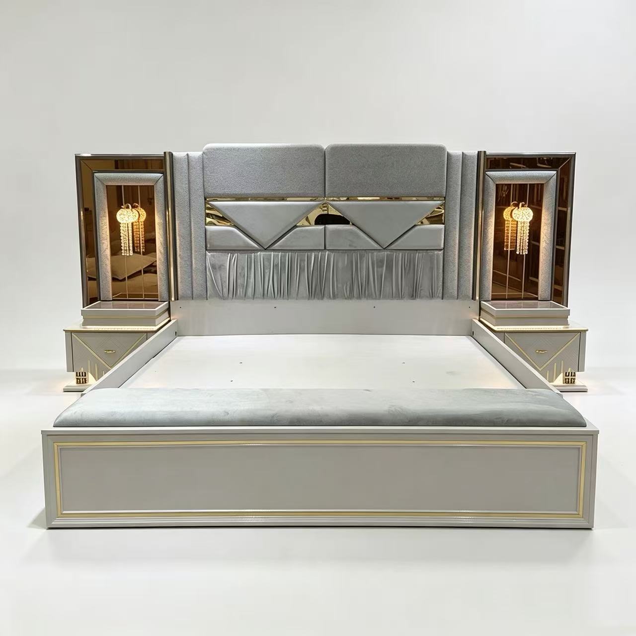 6675 gray bedroom sets